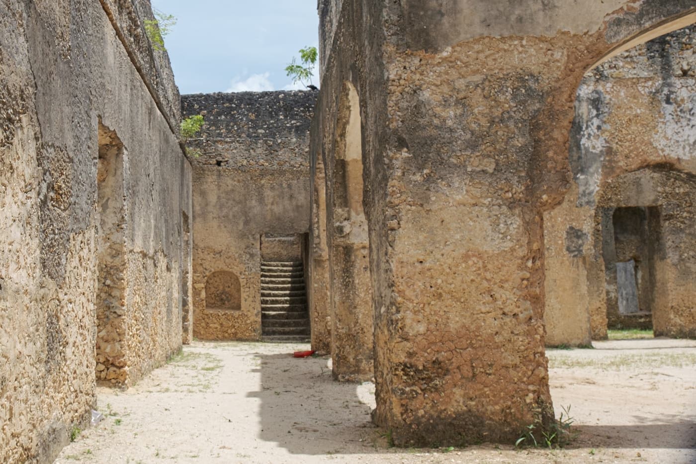 Historic stone architecture in Stone Town, Zanzibar, Tanzania